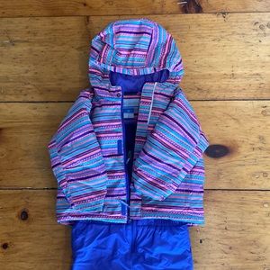 Columbia girls snow suit